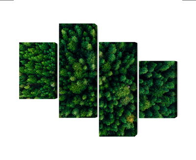 Ljuddämpande tavla - Aerial view of the green