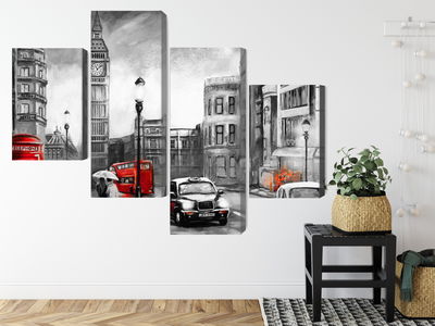 Ljuddämpande tavla - London street view