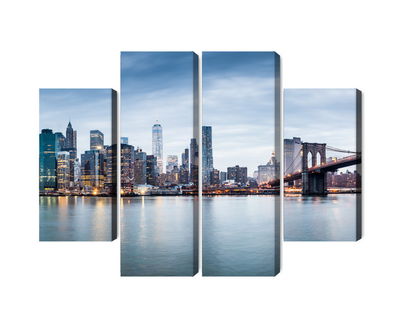Ljuddämpande tavla - Panoramic view of the city