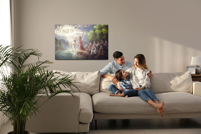 Ljuddämpande tavla - The baptism of the lord