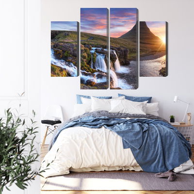 Ljuddämpande tavla - Kirkjufell mountain