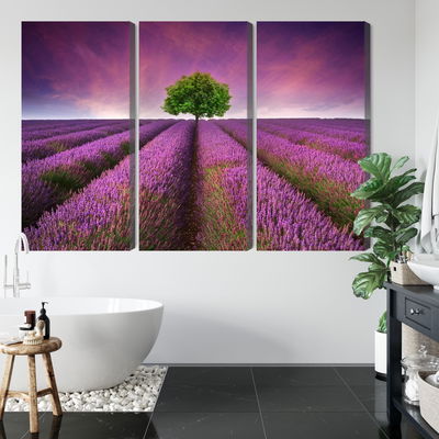 Ljuddämpande tavla - A tree in the middle of a 3d