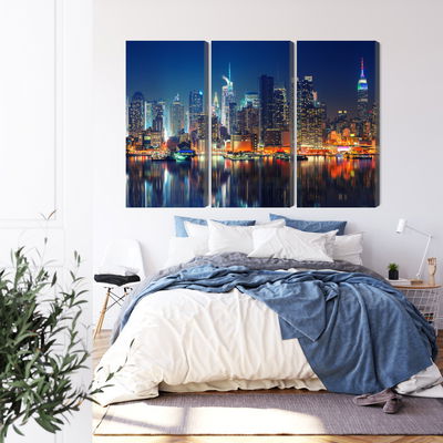 Ljuddämpande tavla - Panoramic view of manhattan