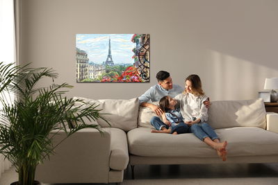 Ljuddämpande tavla - Paris as drawn