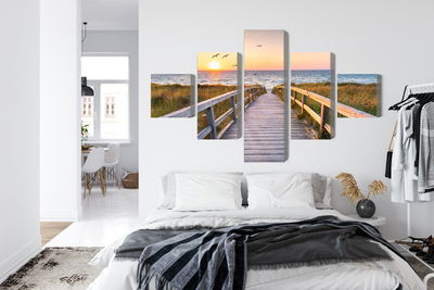 Ljuddämpande tavla - North sea pier 3d