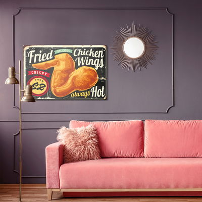 Ljuddämpande tavla - Retro blackboard