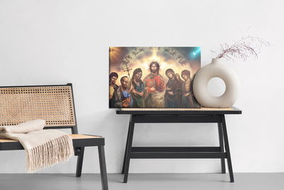 Ljuddämpande tavla - Jesus christ surrounded