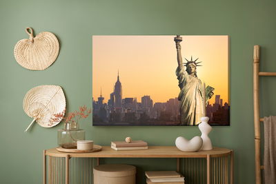 Ljuddämpande tavla - The statue of liberty, new