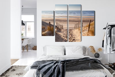 Ljuddämpande tavla - Sandy path to the north sea