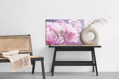 Ljuddämpande tavla - Bright peonies roses