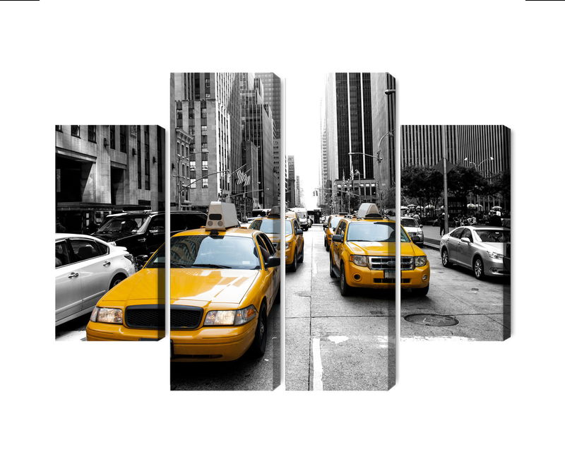 Ljuddämpande tavla - Taxis in New York