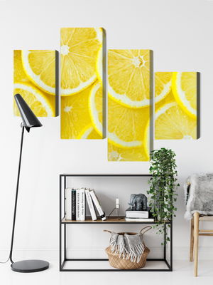 Ljuddämpande tavla - Lemon slices