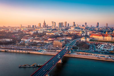 Ljuddämpande tavla - Warsaw at dawn