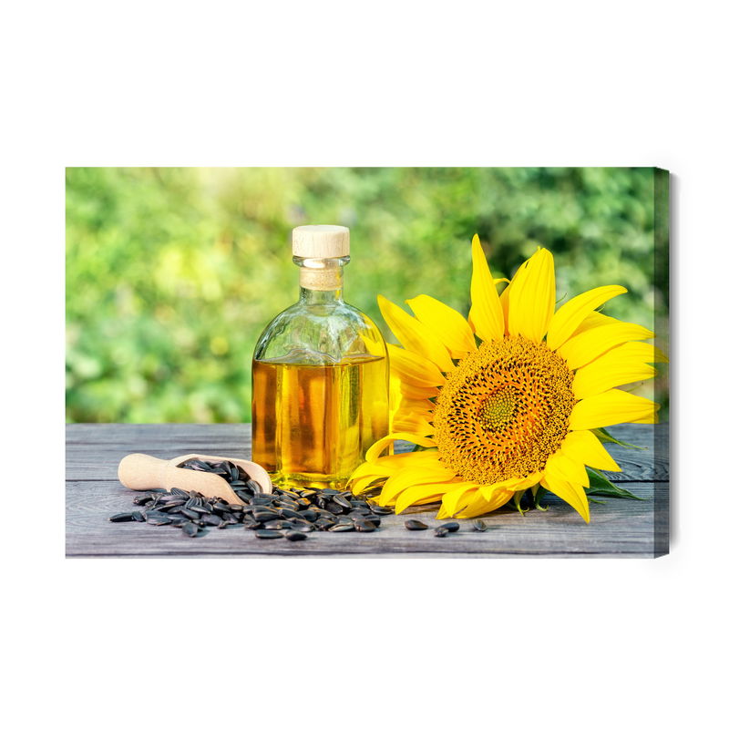 Ljuddämpande tavla - Sunflower with cores and oil