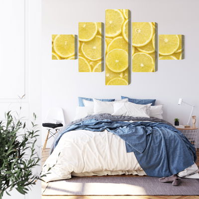 Ljuddämpande tavla - Lemon slices