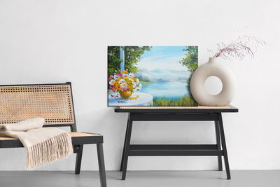 Ljuddämpande tavla - Summer landscape with the sea