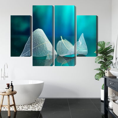 Ljuddämpande tavla - Delicate leaves close up