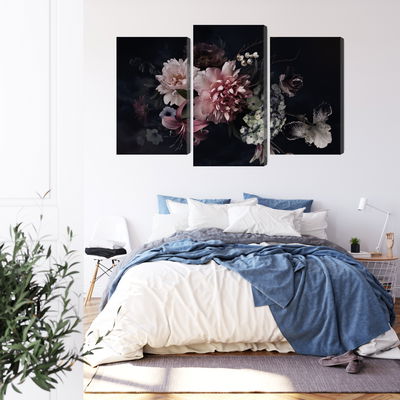 Ljuddämpande tavla - Flowers in vintage style