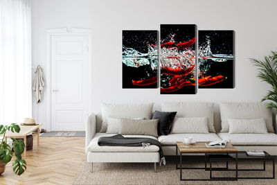 Ljuddämpande tavla - Chili in water