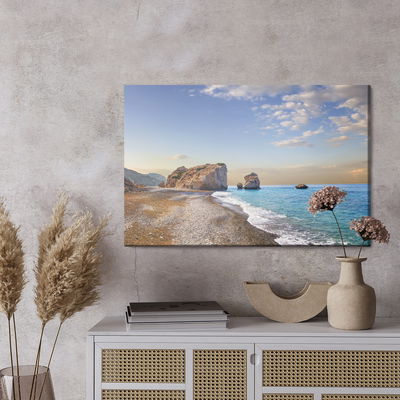 Ljuddämpande tavla - Rocks by the sea