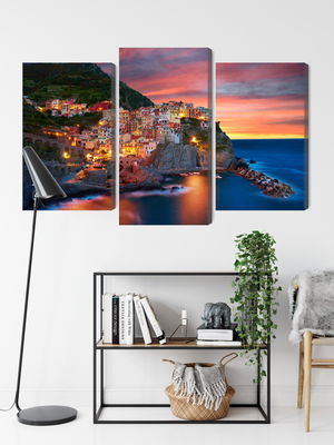 Ljuddämpande tavla - Manarola city in Italy