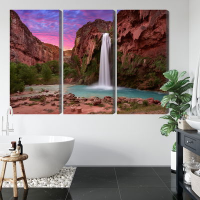 Ljuddämpande tavla - Havasupai waterfalls