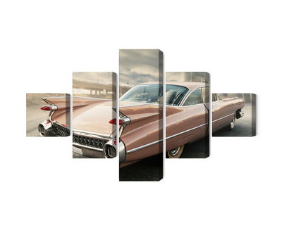 Ljuddämpande tavla - Vintage style car