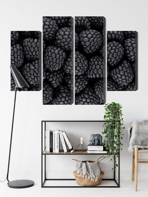 Ljuddämpande tavla - Blackberries on a macro scale