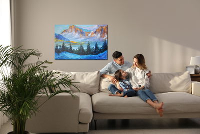 Ljuddämpande tavla - Colorado mountain landscape