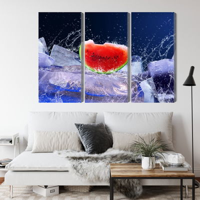 Ljuddämpande tavla - Watermelon on ice