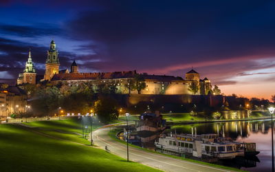 Ljuddämpande tavla - Wawel royal castle at sunrise