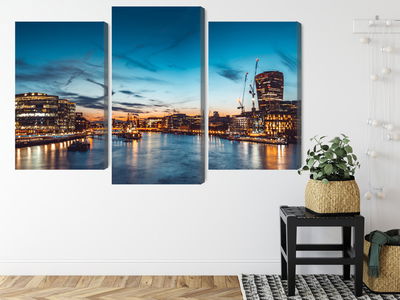 Ljuddämpande tavla - River thames in great britain