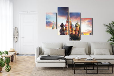 Ljuddämpande tavla - Moscow view of the red