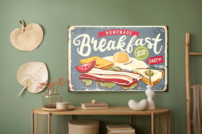 Ljuddämpande tavla - A nutritious breakfast