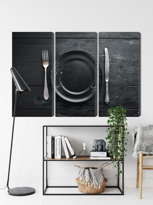 Ljuddämpande tavla - Vintage tableware