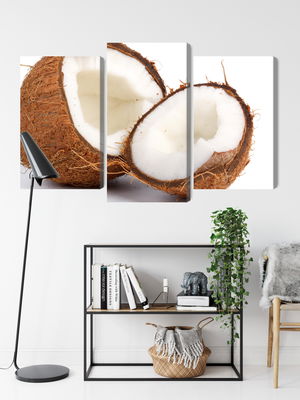 Ljuddämpande tavla - Coconut halves