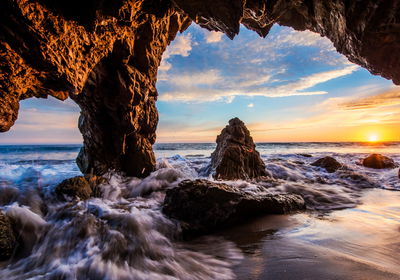 Ljuddämpande tavla - Sea cave