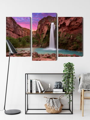 Ljuddämpande tavla - Havasupai waterfalls