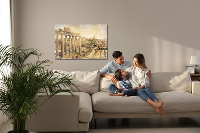 Ljuddämpande tavla - Roman forum