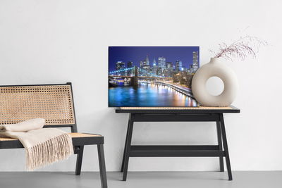Ljuddämpande tavla - Panorama of New York at night