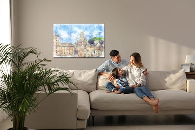 Ljuddämpande tavla - Palace in Rome