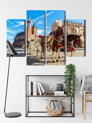 Ljuddämpande tavla - Horse carriages