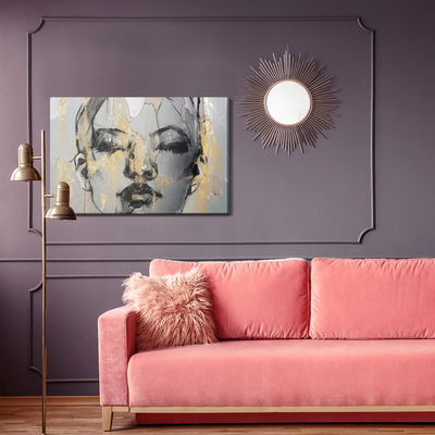 Ljuddämpande tavla - Artistic portrait of a woman