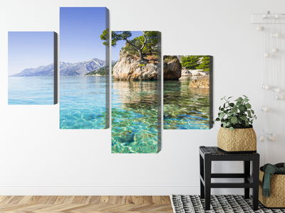 Ljuddämpande tavla - Makarska riviera in Croatia