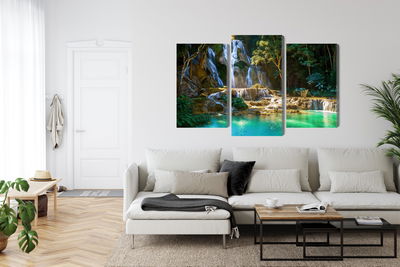 Ljuddämpande tavla - Kuang si waterfall