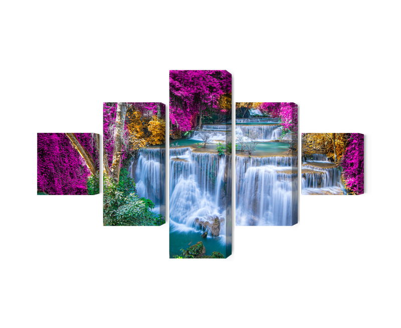 Ljuddämpande tavla - A waterfall in the fall