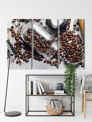 Ljuddämpande tavla - Ingredients for making coffee