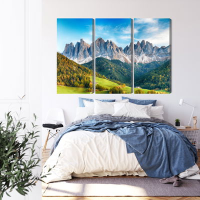 Ljuddämpande tavla - Dolomites mountain range