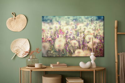 Ljuddämpande tavla - Flowers on the meadow