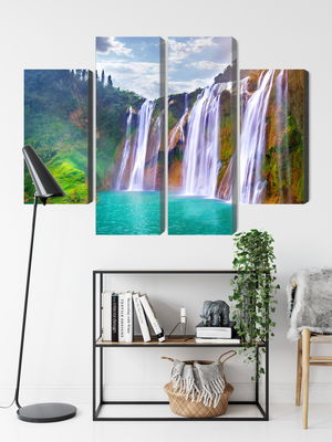 Ljuddämpande tavla - The waterfall in luoping